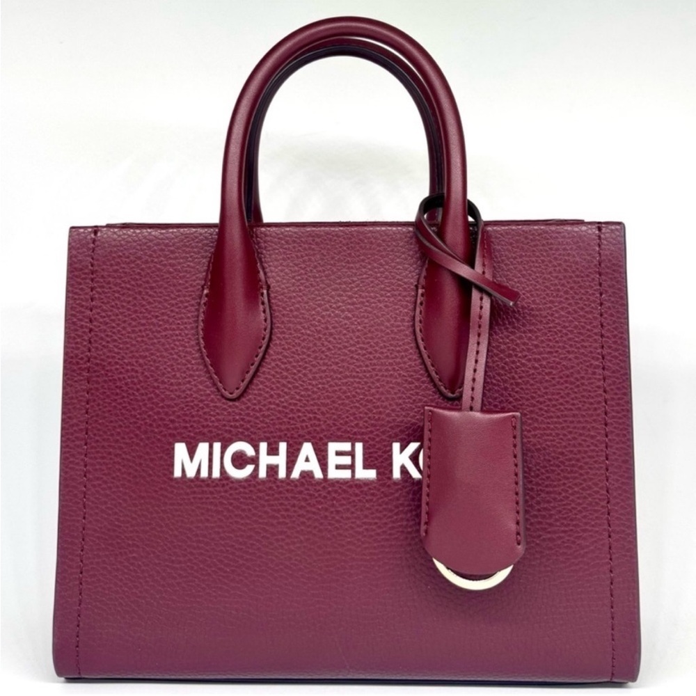 Michael Kors Mirella Small Signature Logo Crossbody Bag Ox Blood